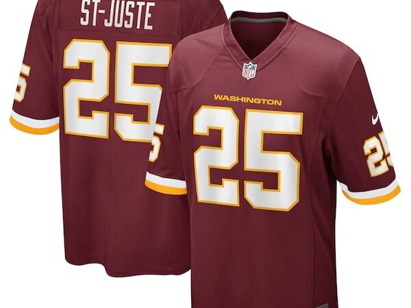 Benjamin St-Juste Washington Football Team Nike Game Jersey - Burgundy