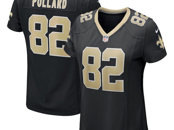 Bob Pollard New Orleans Saints Nike Women's Game Retired Player Jersey - Black