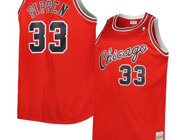 Scottie Pippen Chicago Bulls Big & Tall Hardwood Classics 2003/04 Swingman Jersey - Red