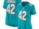 Alexander Johnson Miami Dolphins Nike Women's  Game Jersey -  Aqua
