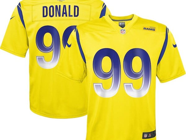 Aaron Donald Los Angeles Rams Nike Youth Inverted Game Jersey - Gold