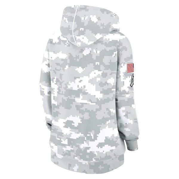 Cincinnati Bengals Nike Women's 2024 Salute To Service Club Fleece Pullover Hoodie - Arctic Camo
