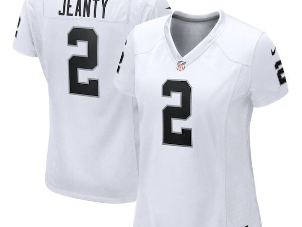 Ashton Jeanty Las Vegas Raiders Nike Women's  Game Jersey -  White/Black