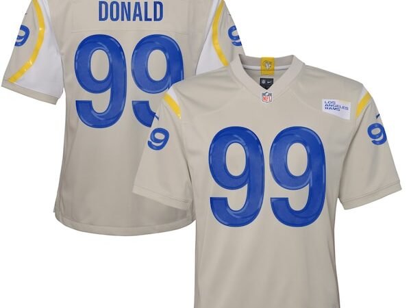 Aaron Donald Los Angeles Rams Nike Youth Game Jersey - Cream