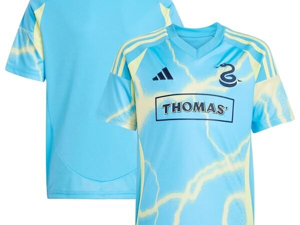 Philadelphia Union adidas Youth 2025 The Voltage Kit Replica Jersey - Blue