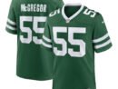 Braiden McGregor New York Jets Nike Team Game Jersey - Legacy Green