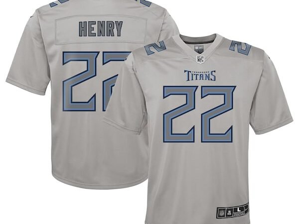 Derrick Henry Tennessee Titans Nike Youth Atmosphere Game Jersey - Gray