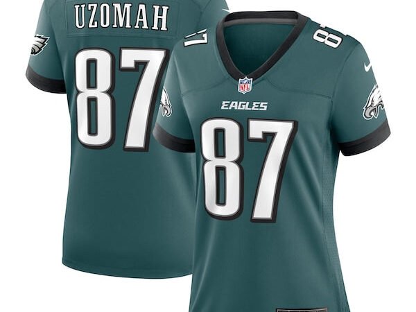 C.J. Uzomah Philadelphia Eagles Nike Women's Team Game Jersey - Midnight Green