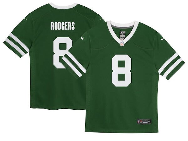 Aaron Rodgers New York Jets Nike Toddler Game Jersey - Legacy Green