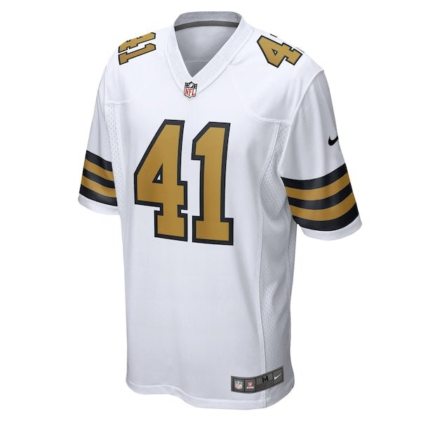 Alvin Kamara New Orleans Saints Nike Alternate Game Jersey - White/Black