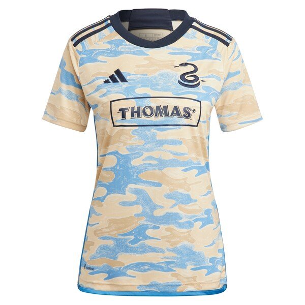 Julian Carranza Philadelphia Union adidas Women's 2024 For Philly Replica Player Jersey – Tan
