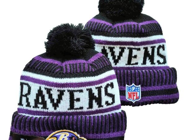BALTIMORE RAVENS KNIT HAT