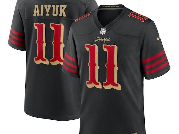 Brandon Aiyuk San Francisco 49ers Nike 2025 Rivalries Collection Game Jersey - Black
