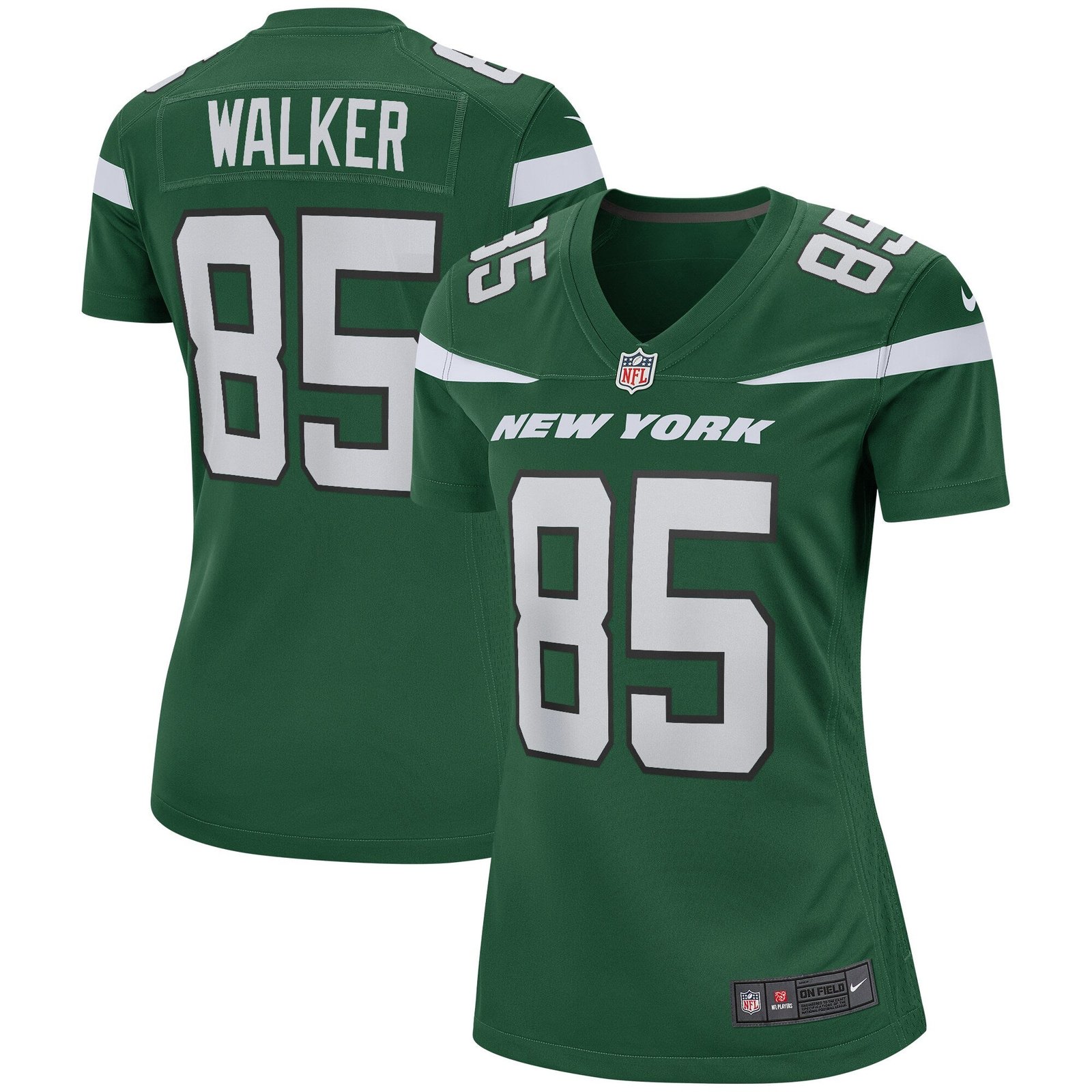 Wesley Walker New York Jets Nike Women's Legacy Retired Player Game Jersey - White/Green