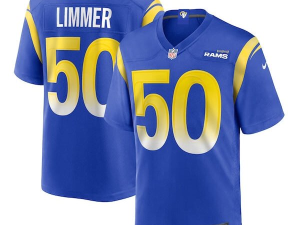 Beaux Limmer Los Angeles Rams Nike Team Game Jersey -  Royal