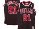 Dennis Rodman Chicago Bulls Youth 1995/96 Hardwood Classics Swingman Jersey - Black
