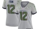 12s Seattle Seahawks Nike Women's 2025 Rivalries Collection Game Jersey - Wolf Gray
