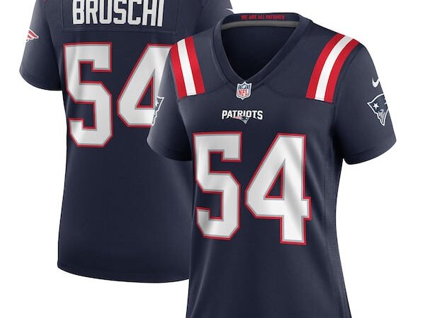 Tedy Bruschi New England Patriots Nike Women's Game Retired Player Jersey - Navy/Red