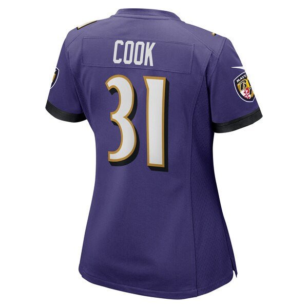 Dalvin Cook Baltimore Ravens Nike Women's Game Jersey - Purple