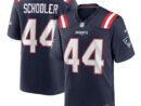 Brenden Schooler New England Patriots Nike Team Game Jersey -  Navy