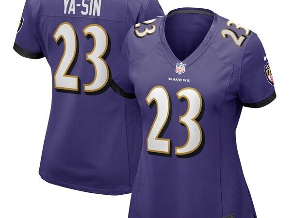 Rock Ya-Sin Baltimore Ravens Nike Women's  Game Jersey -  Purple