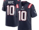 Drake Maye New England Patriots Nike 2024 NFL Draft First Round Pick Player Game Jersey - Navy