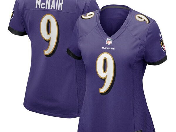 Steve McNair Baltimore Ravens Nike Women's Game Retired Player Jersey - Purple