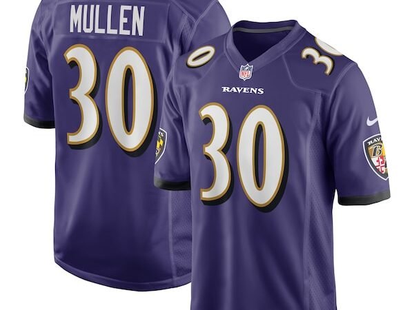 Trayvon Mullen Baltimore Ravens Nike Team Game Jersey -  Purple