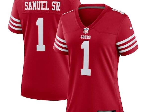 Deebo Samuel Sr San Francisco 49ers Nike Women's Game Jersey - Scarlet/White