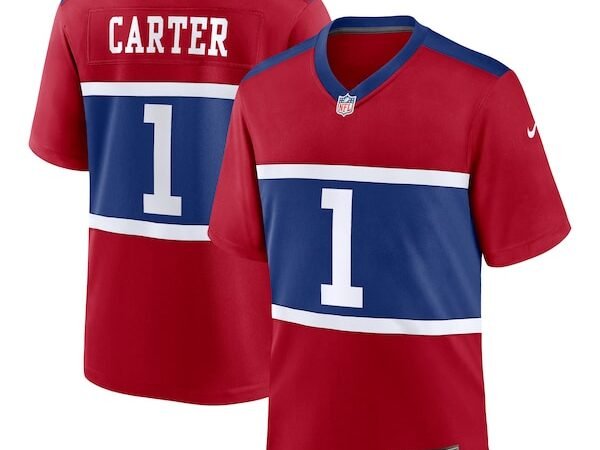 Abdul Carter New York Giants Nike First Round Pick Alternate Game Jersey - Red
