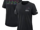 Detroit Lions Nike Women's 2025 NFL Crucial Catch Tri-Blend Dri-FIT T-Shirt - Black