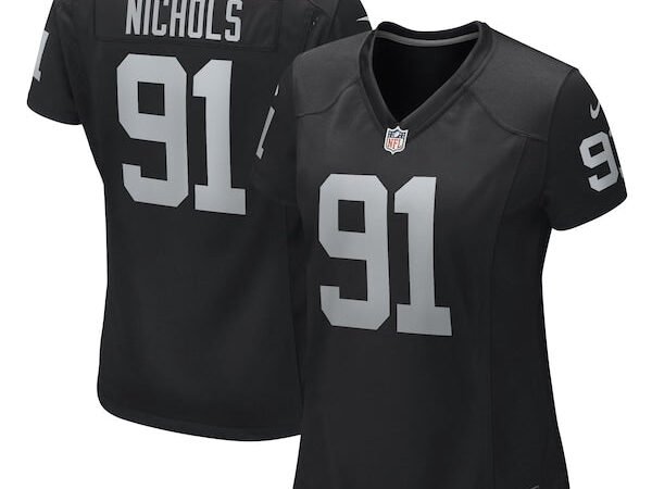 Bilal Nichols Las Vegas Raiders Nike Women's Game Player Jersey - Black