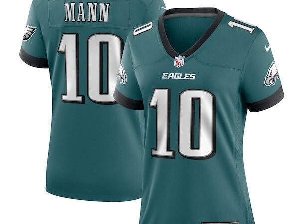 Braden Mann Philadelphia Eagles Nike Women's Team Game Jersey - Midnight Green