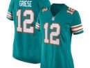 Bob Griese Miami Dolphins Nike Women's Retired Player Jersey - Aqua