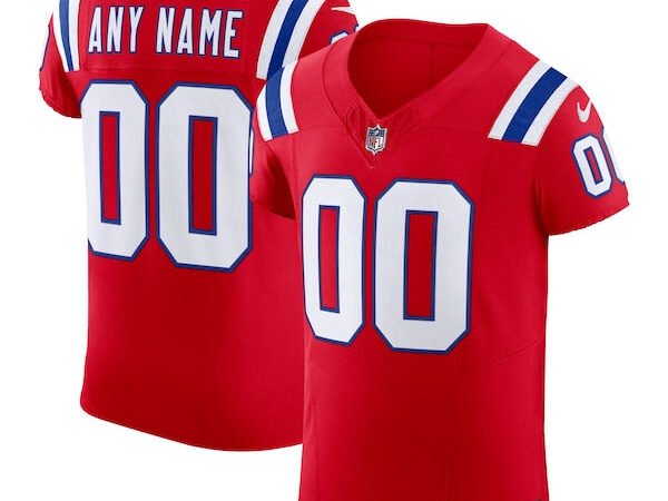 New England Patriots Nike Vapor F.U.S.E. Elite Custom Jersey - Red