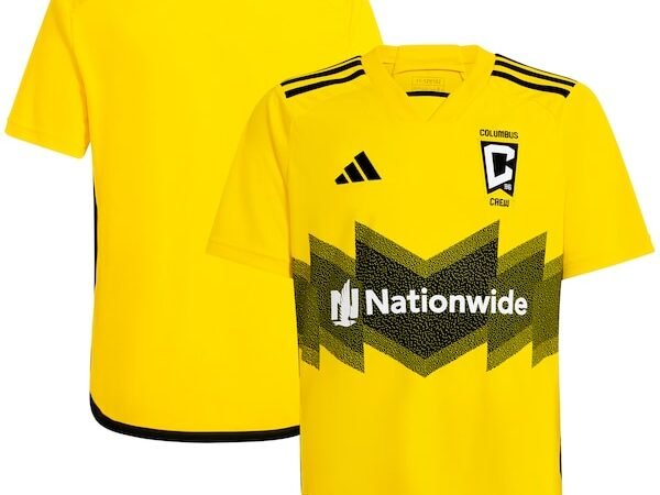 Columbus Crew adidas Youth 2024 The Home Kit Replica Jersey - Yellow