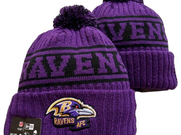BALTIMORE RAVENS KNIT HAT