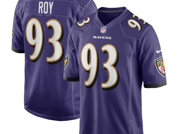 Bravvion Roy Baltimore Ravens Nike  Game Jersey -  Purple