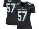 Bart Scott New York Jets Nike Women's Retired Player Jersey - Black