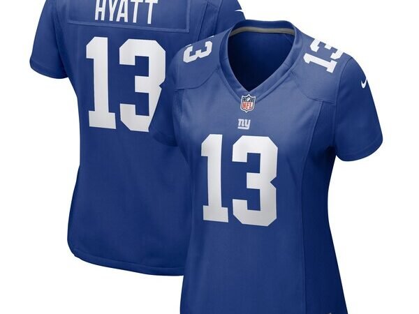 Jalin Hyatt New York Giants Nike Women's Team Game Jersey -  Royal