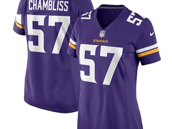 Chaz Chambliss Minnesota Vikings Nike Women's Team Game Jersey - Purple