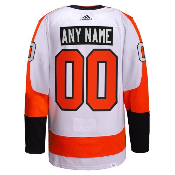 Philadelphia Flyers adidas Away Primegreen Authentic Custom Jersey - White