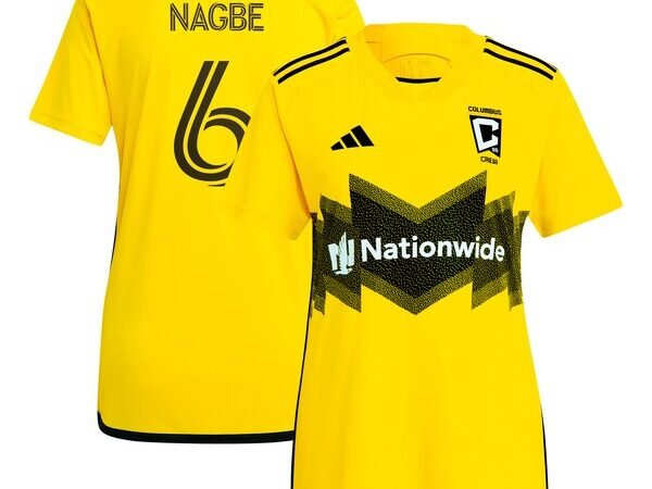 Darlington Nagbe Columbus Crew adidas Women's 2024 The Home Kit Replica Player Jersey - Yellow