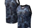 Muggsy Bogues Charlotte Hornets Hardwood Classics 1992/93 Tie-Dye Swingman Jersey - Black