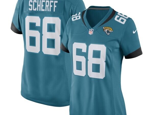 Brandon Scherff Jacksonville Jaguars Nike Women's Game Player Jersey - Teal