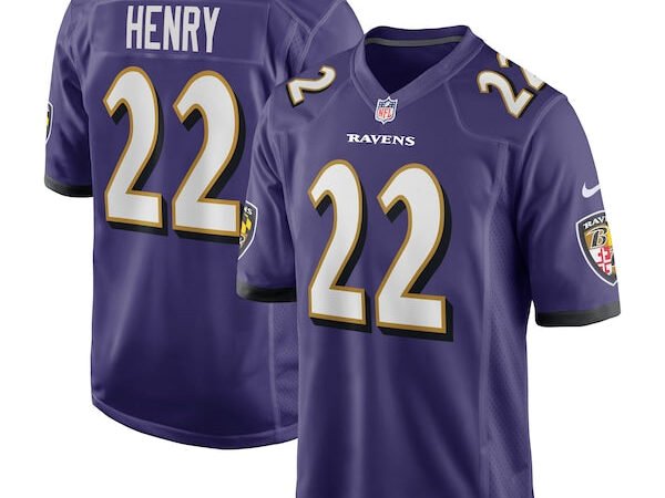Derrick Henry Baltimore Ravens Nike Game Player Jersey - Purple