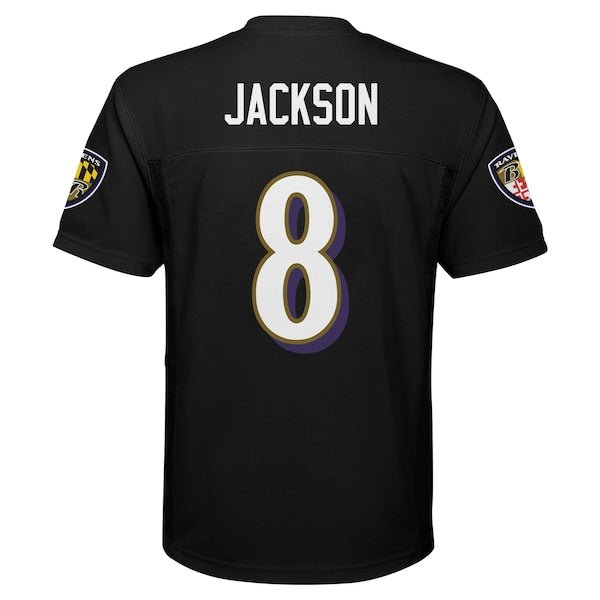 Lamar Jackson Baltimore Ravens Preschool Replica Player Jersey - Black