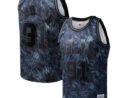 Dennis Rodman Chicago Bulls Hardwood Classics 1995/96 Tie-Dye Swingman Jersey - Black