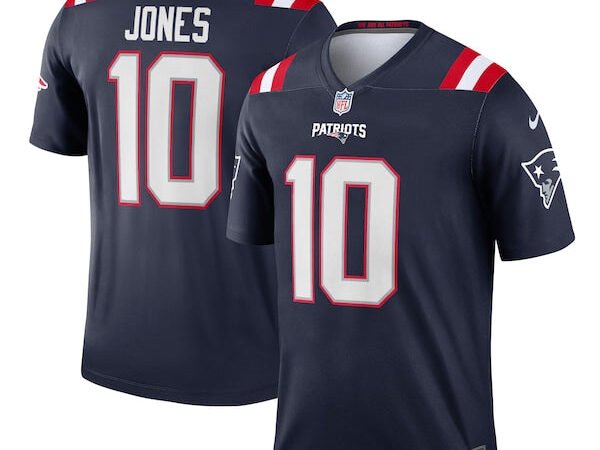 Mac Jones New England Patriots Nike Legend Jersey - Navy