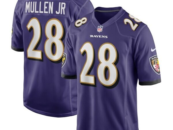 Trayvon Mullen Jr. Baltimore Ravens Nike Team Game Jersey -  Purple